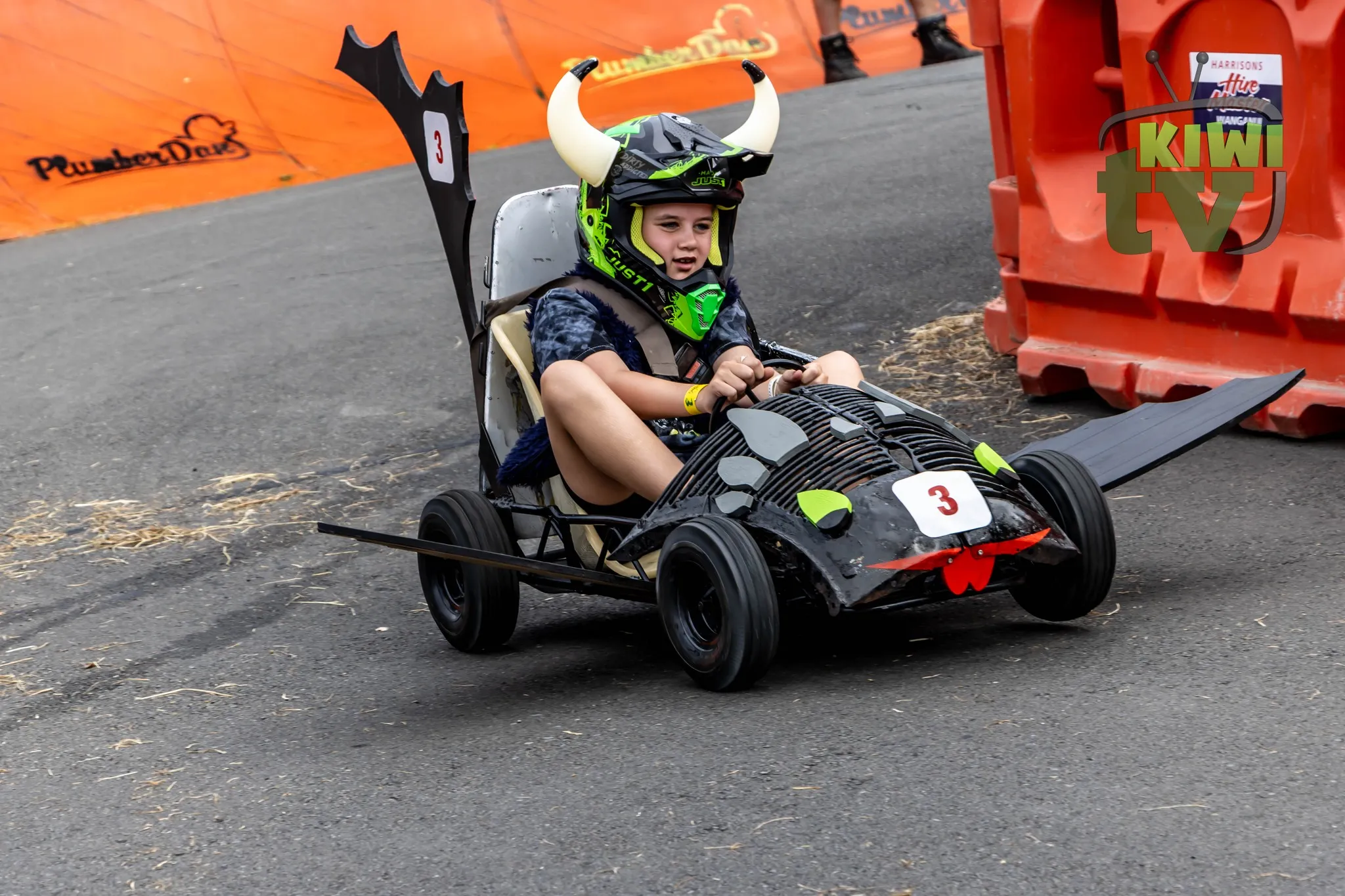 Driver focused at the start line in 2021